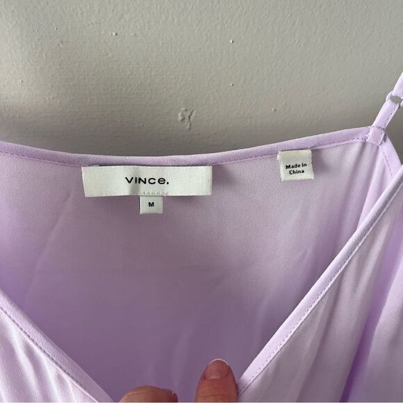Vince Sheer Lavender Slip Dress - Picture 2 of 6